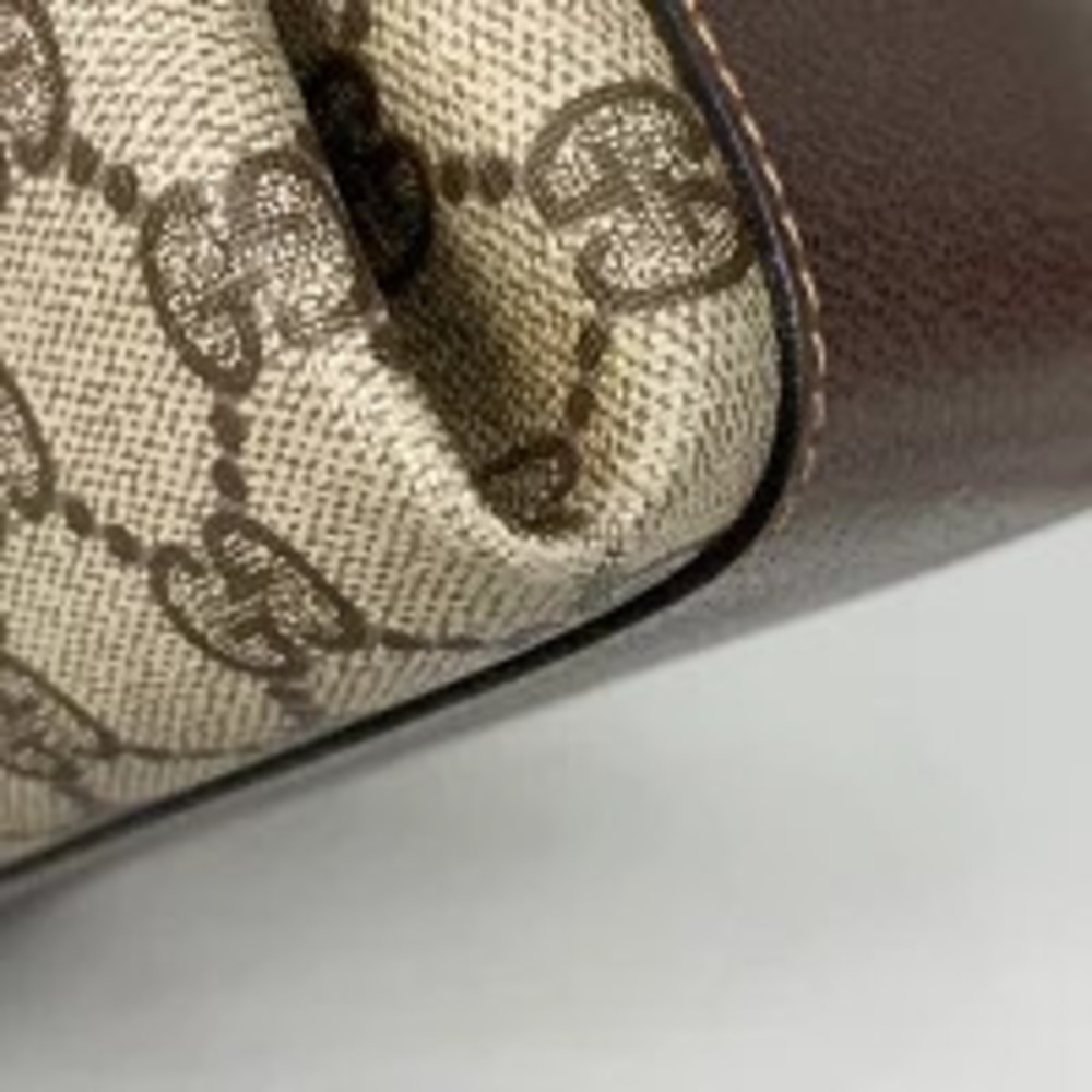 Gucci GG Belt shoulder brown cross canvas Crossbody Body Bum bag Brown